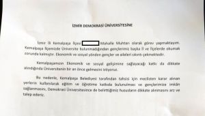 KARAKAYALI’DAN MUHTARLARA ÜNİVERSİTE BASKISI
